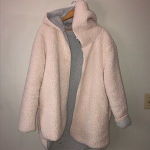Urban Outfitters reversible teddy coat